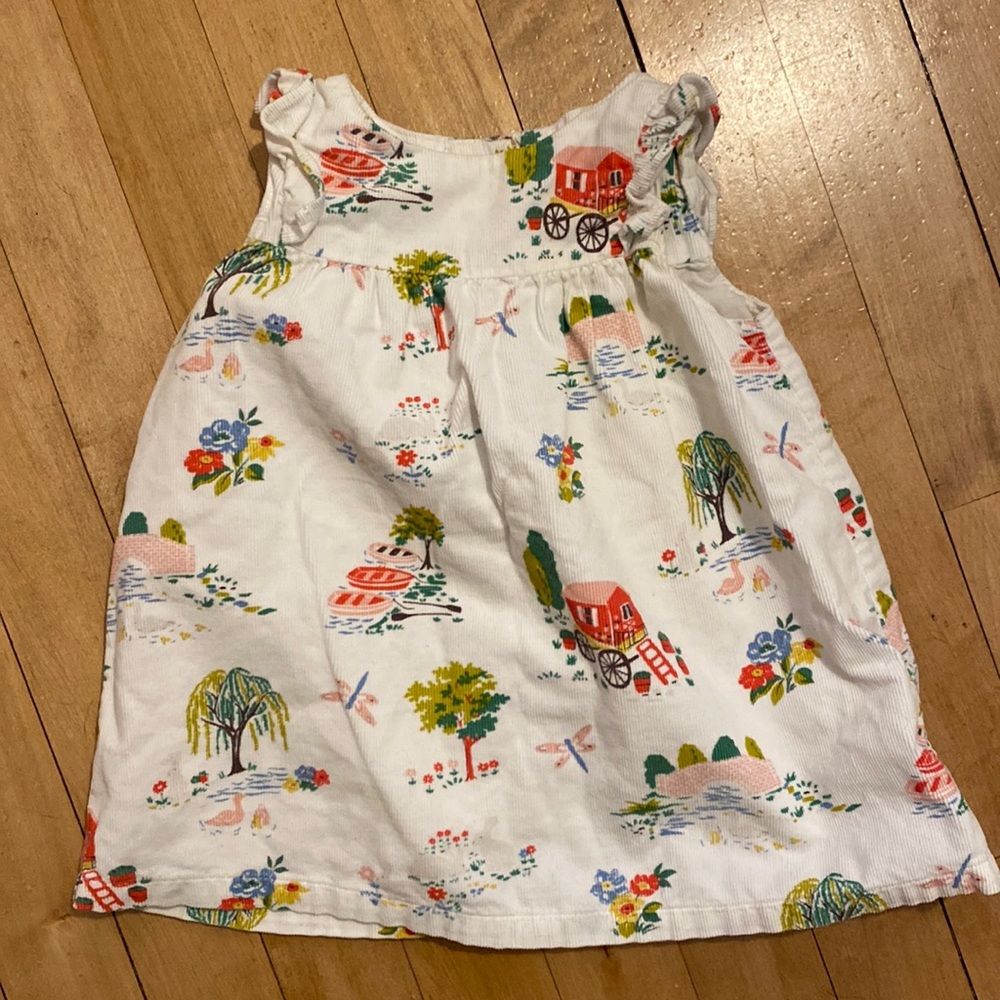 Baby Boden Corduroy Dress, Size: 3-6 months